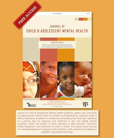 Special Issue of Jrnl of Child &amp; Adolescent Mental Health at IACAPAP