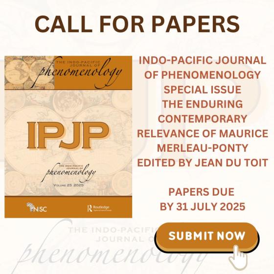 Call for Papers: Indo-Pacific Journal of Phenomenology