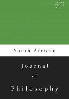South African Journal of Philosophy